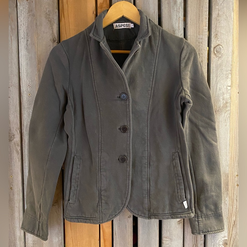 Aspesi Women’s Cotton Blazer Made in italy Sz M